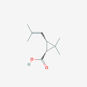 molecular formula C10H16O2 B100912 (+)-cis-Chrysanthemic acid CAS No. 15259-78-6