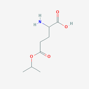 molecular formula C8H15NO4 B100916 2-Amino-5-oxo-5-propan-2-yloxypentanoic acid CAS No. 16652-44-1