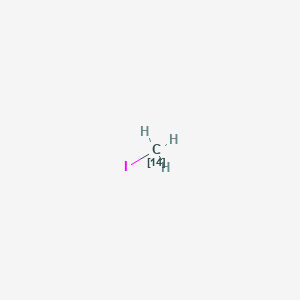molecular formula CH3I B100923 Methyl iodide, [14C] CAS No. 16170-82-4