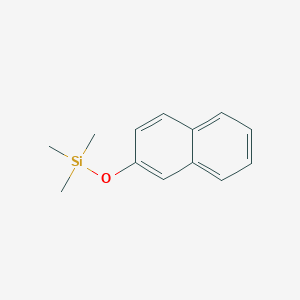 molecular formula C13H16OSi B100924 Silane, trimethyl(2-naphthalenyloxy)- CAS No. 18081-08-8
