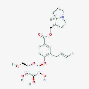 molecular formula C26H37NO8 B100926 Malaxine CAS No. 19128-95-1