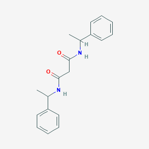 molecular formula C19H22N2O2 B010093 N,N'-bis(1-phenylethyl)propanediamide CAS No. 102164-41-0