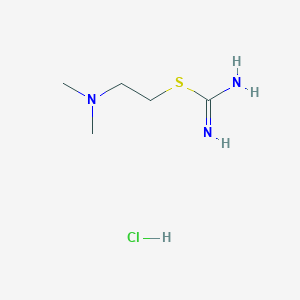 molecular formula C5H14ClN3S B100930 2-(Dimethylamino)ethyl carbamimidothioate dihydrochloride CAS No. 16111-27-6