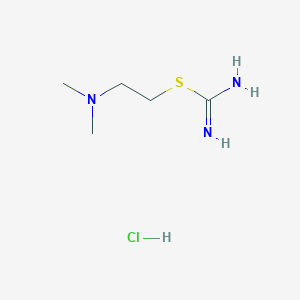 molecular formula C5H15Cl2N3S B100930 2-(Dimethylamino)ethyl carbamimidothioate dihydrochloride CAS No. 16111-27-6
