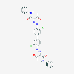 molecular formula C32H26Cl2N6O4 B100931 C.I. 颜料黄 12 CAS No. 15541-56-7