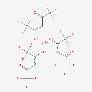 molecular formula C15H6F18O6Y B100933 Yttrium hexafluoroacetylacetonate CAS No. 18911-76-7