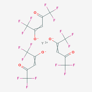 molecular formula C15H3F18O6Y B100933 Yttrium hexafluoroacetylacetonate CAS No. 18911-76-7