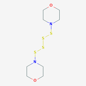 molecular formula C8H16N2O2S4 B100941 Morpholine, 4,4'-tetrathiobis- CAS No. 16131-53-6