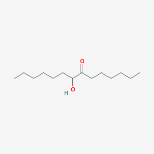 molecular formula C14H28O2 B100953 8-Hydroxytetradecan-7-one CAS No. 18229-17-9