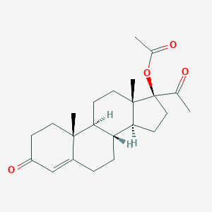 molecular formula C23H32O4 B100955 3,20-Dioxopregn-4-en-17-beta-yl acetate CAS No. 17308-02-0