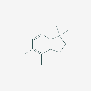 molecular formula C13H18 B100963 Indan, 1,1,4,5-tetramethyl- CAS No. 16204-57-2