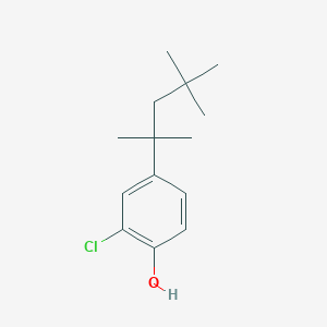molecular formula C14H21ClO B100966 2-Chloro-4-(1,1,3,3-tetramethylbutyl)phenol CAS No. 17199-24-5