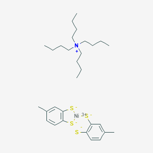 molecular formula C30H48NNiS4 B100974 Tetrabutylammonium bis(4-methyl-1,2-benzenedithiolato)nickelate CAS No. 15492-42-9
