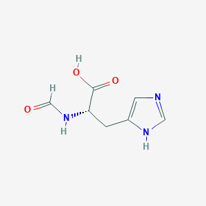 molecular formula C7H9N3O3 B100977 N-Formylhistidine CAS No. 15191-21-6