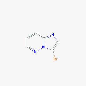 molecular formula C6H4BrN3 B100983 3-溴咪唑并[1,2-B]吡啶 CAS No. 18087-73-5