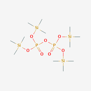 molecular formula C12H36O7P2Si4 B100992 Bis(trimethylsilyloxy)phosphoryl bis(trimethylsilyl) phosphate CAS No. 18395-45-4