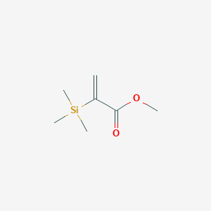 molecular formula C7H14O2Si B100997 Methyl (1-trimethylsilyl)acrylate CAS No. 18269-31-3