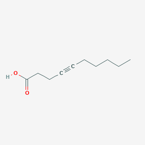 molecular formula C10H16O2 B101005 4-Decynoic acid CAS No. 16900-59-7