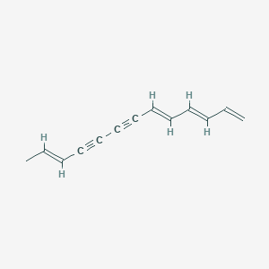molecular formula C13H12 B101013 (E,E,E)-1,3,5,11-Tridecatetraene-7,9-diyne CAS No. 17091-00-8