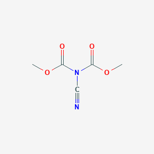 molecular formula C5H6N2O4 B101040 Dimethyl cyanoimidodicarbonate CAS No. 19245-23-9