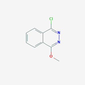 molecular formula C9H7ClN2O B101043 1-Chloro-4-methoxyphthalazine CAS No. 19064-71-2