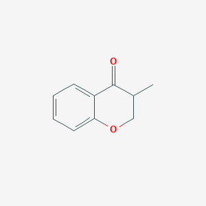molecular formula C10H10O2 B101049 2,3-Dihydro-3-methyl-4H-1-benzopyran-4-one CAS No. 16982-86-8