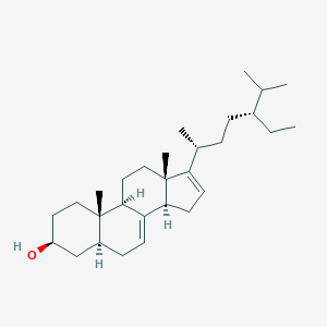 molecular formula C29H48O B101051 5alpha-Stigmasta-7,16-dien-3beta-ol CAS No. 17851-90-0
