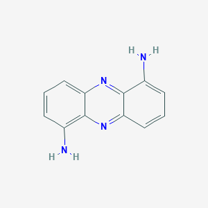 molecular formula C12H10N4 B101058 1,6-Diaminophenazine CAS No. 16582-03-9