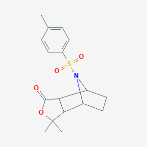 Isobenzofuran-4,7-imin-1(3H)-one, hexahydro-3,3-dimethyl-8-(p-tolylsulfonyl)-