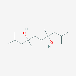 molecular formula C14H30O2 B101085 2,4,7,9-Tetramethyldecane-4,7-diol CAS No. 17913-76-7