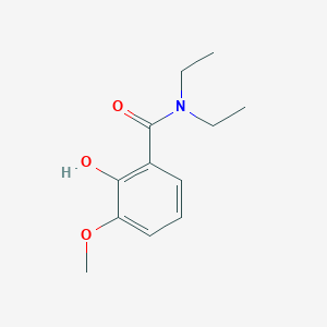molecular formula C12H17NO3 B101100 N,N-Diethyl-2-hydroxy-3-methoxybenzamide CAS No. 19351-20-3