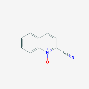 molecular formula C10H6N2O B101101 2-Cyanoquinoline 1-oxide CAS No. 18457-79-9