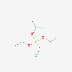molecular formula C10H23ClO3Si B101106 Chloromethyltriisopropoxysilane CAS No. 18162-82-8