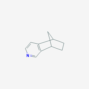 molecular formula C10H11N B010111 5,6,7,8-Tetrahydro-5,8-methanoisoquinoline CAS No. 105275-30-7