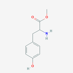 molecular formula C10H13NO3 B101115 Methyl 2-amino-3-(4-hydroxyphenyl)propanoate CAS No. 18869-47-1