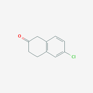 molecular formula C10H9ClO B101120 6-Chloro-2-tetralone CAS No. 17556-18-2