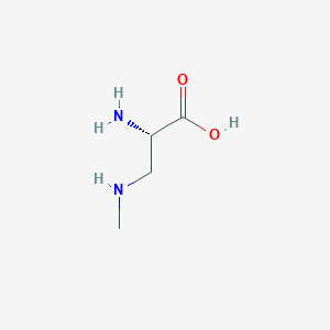 molecular formula C4H10N2O2 B101126 beta-N-Methylamino-L-alanine CAS No. 15920-93-1