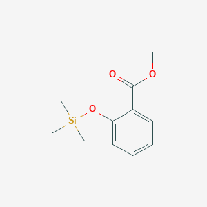 molecular formula C11H16O3Si B101134 Benzoic acid, 2-[(trimethylsilyl)oxy]-, methyl ester CAS No. 18001-14-4
