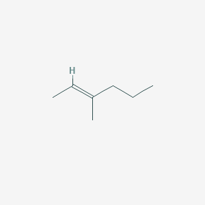 molecular formula C7H14 B101136 3-甲基-2-己烯 CAS No. 17618-77-8