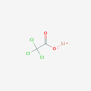 molecular formula C2Cl3LiO2 B101139 Lithium trichloroacetate CAS No. 19326-49-9