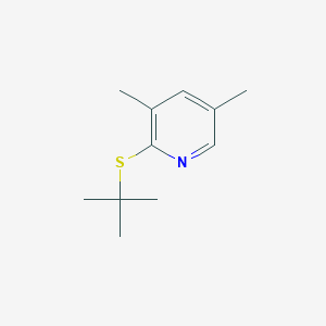 B101140 2-(tert-Butylsulfanyl)-3,5-dimethylpyridine CAS No. 18794-48-4