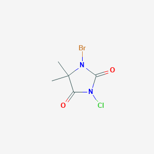 1-BROMO-3-CHLORO-5,5-DIMETHYLIMIDAZOLIDINE-2,4-DIONE