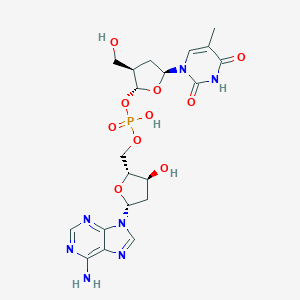 molecular formula C20H26N7O10P B101171 Adenosine, thymidylyl-(3'-5')-2'-deoxy- CAS No. 19192-40-6
