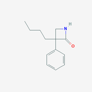 molecular formula C13H17NO B101181 3-butyl-3-phenylazetidin-2-one CAS No. 17719-30-1