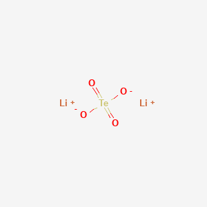 molecular formula Li2TeO4<br>Li2O4Te B101183 Lithium tellurate CAS No. 15851-53-3