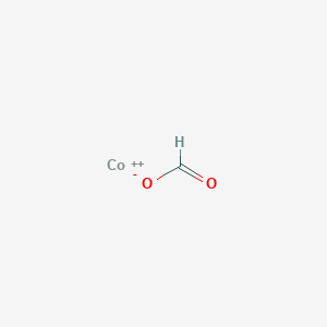 molecular formula CHCoO2+ B101190 Formic acid, cobalt salt CAS No. 15731-88-1