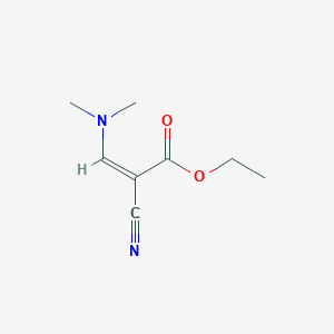 molecular formula C8H12N2O2 B101200 Ethyl 2-cyano-3-(dimethylamino)acrylate CAS No. 16849-87-9