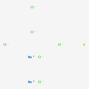 molecular formula Cl6IrNa2 B101211 Iridate(2-), hexachloro-, disodium, (OC-6-11)- CAS No. 16941-25-6