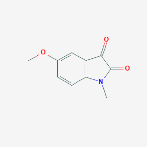 molecular formula C10H9NO3 B101212 5-Methoxy-1-methylindoline-2,3-dione CAS No. 16077-09-1