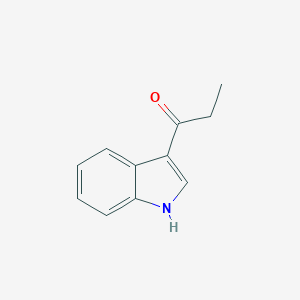 molecular formula C11H11NO B101217 1-(1H-Indol-3-yl)propan-1-one CAS No. 22582-68-9